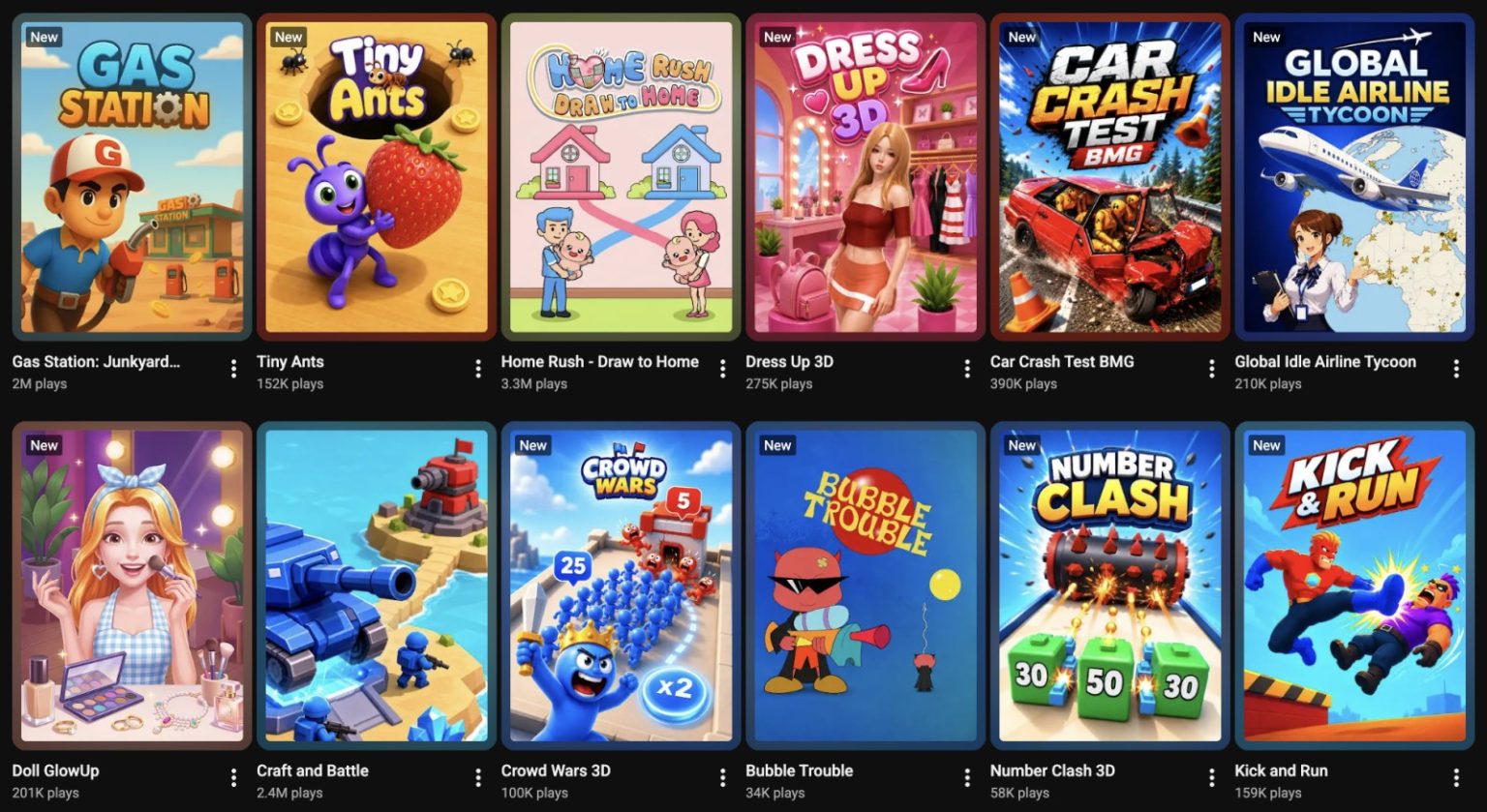 youtube playables
