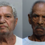 a miami drug bust at a house filled with cocaine, marijuana, and guns ended with two senior citizens facing charges for drug dealing.