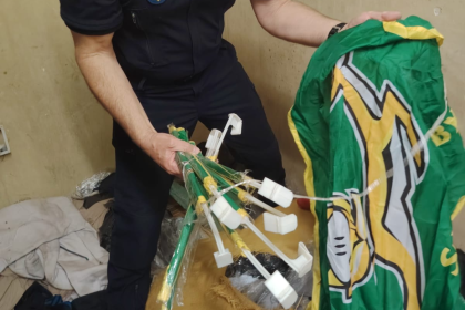 saps seizes more than 1,700 fake springboks items worth r1.5 million in johannesburg raid
