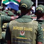 South African Border Guard officers in uniform
