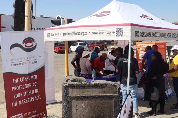 People visit National Consumer Commission outreach stall